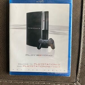 PS3 Play Beyond Blu-ray Demo Disc – Welcome to PlayStation Network – NEW Sealed